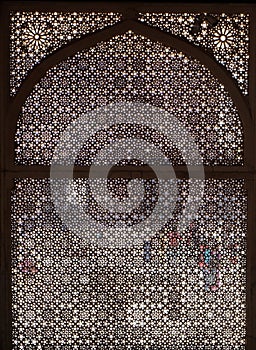 Windows in the tomb of Salim Chishti at Fatehpur Sikri complex