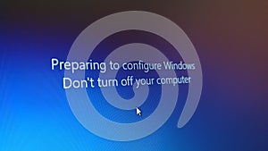 Windows Update message