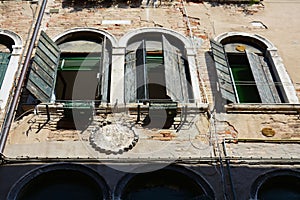 Windows in Venice, Italy