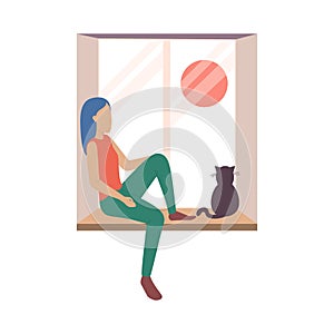 Windowstool Cat Relax Composition