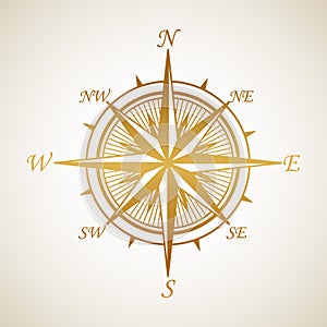 Windrose. Vector illustration