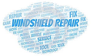 Windshield Repair word cloud