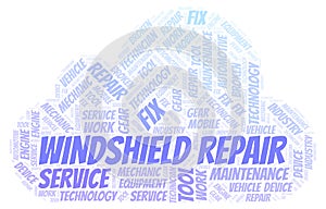 Windshield Repair word cloud