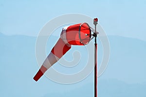 Windsock at airport photo