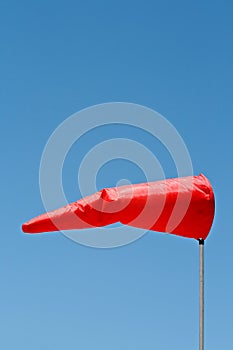 Windsock and clear sky photo