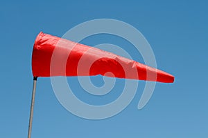 Windsock and clear sky photo