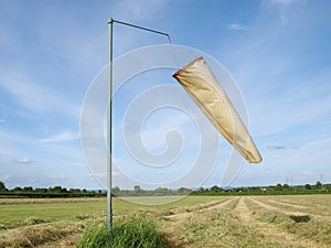 Windsock and Light Aircraft Runway