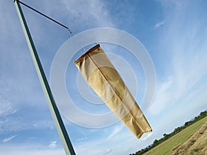 Windsock and Light Aircraft Runway