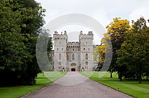 Windsor Castle in the Berkshire in Southern England