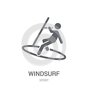 Windsurf icon. Trendy Windsurf logo concept on white background