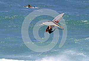 Windsurfer Extreme Windsurfing in Hawaii
