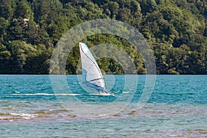 Windsurfer on the lake