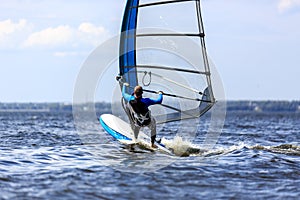 Windsurfer passing by