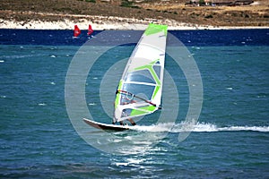Windsurfing in Alacati,
