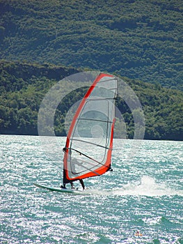 Windsurfing in Domaso