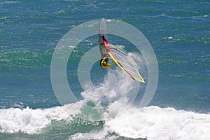 Windsurfing Extreme Action in Hawaii