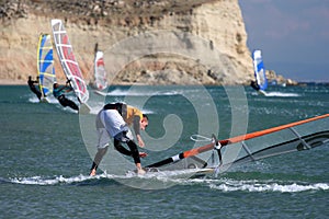 Windsurfing-fall