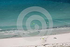 Windsurfing at La Cinta beach San Teodoro