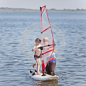 Windsurfing for little