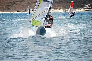 Windsurfing on the move