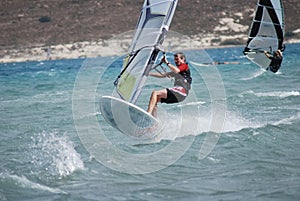 Windsurfing on the move