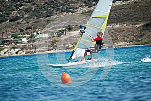 Windsurfing on the move