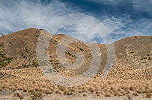 Windswept plains of Lindis Pass