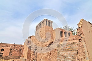 A windtower (wind catcher) Iran