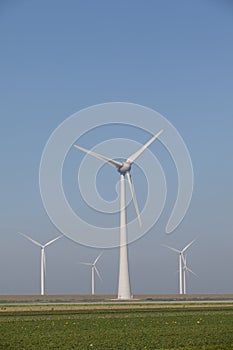 Windturbines producing alternative energy