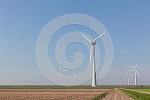 Windturbines producing alternative energy