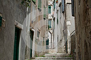 Windy alleyway