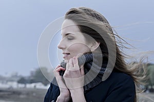 Windy day on the beach