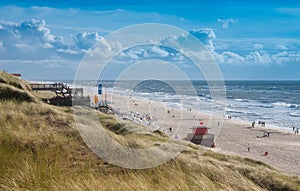 Windy day at the beach, Sylt