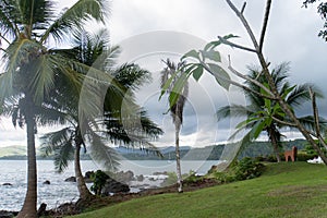 windy evening on Drake\'s Bay in Osa, Costa Rica