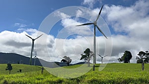 Windy Hill Wind Farm wind power station Ravenshoe Atherton Tableland Queensland Australia