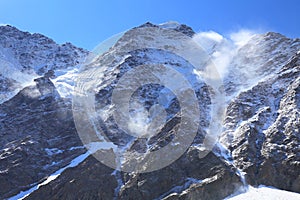 Windy morning in the mountains