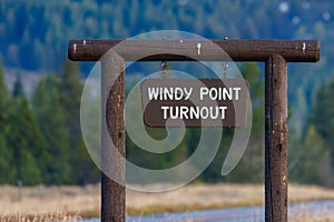Windy Point Turnout