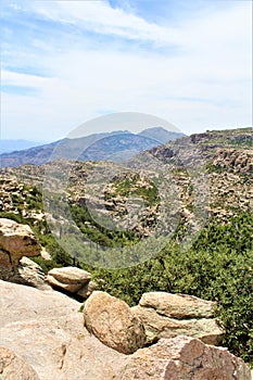 Windy Point Vista, Mount Lemmon, Santa Catalina Mountains, Lincoln National Forest, Tucson, Arizona, United States