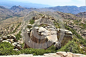 Windy Point Vista, Mount Lemmon, Santa Catalina Mountains, Lincoln National Forest, Tucson, Arizona, United States