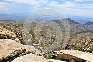 Windy Point Vista, Mount Lemmon, Santa Catalina Mountains, Lincoln National Forest, Tucson, Arizona, United States