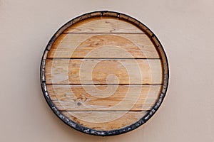 Wine barrel top