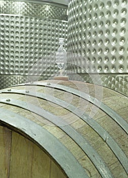 Wine Barrel and Vats