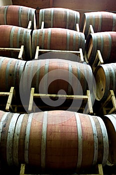 Wine barrels