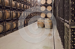 Wine barrels