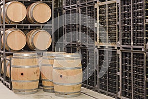 Wine barrels