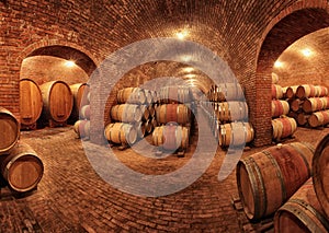 Wine barrels