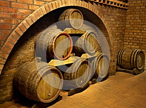 Wine barrels