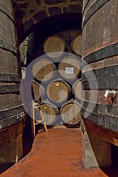 Wine barrels