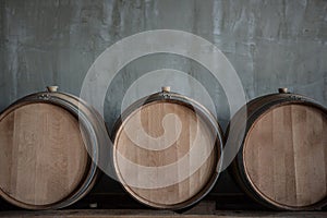 Wine barrels