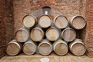 Wine barrels